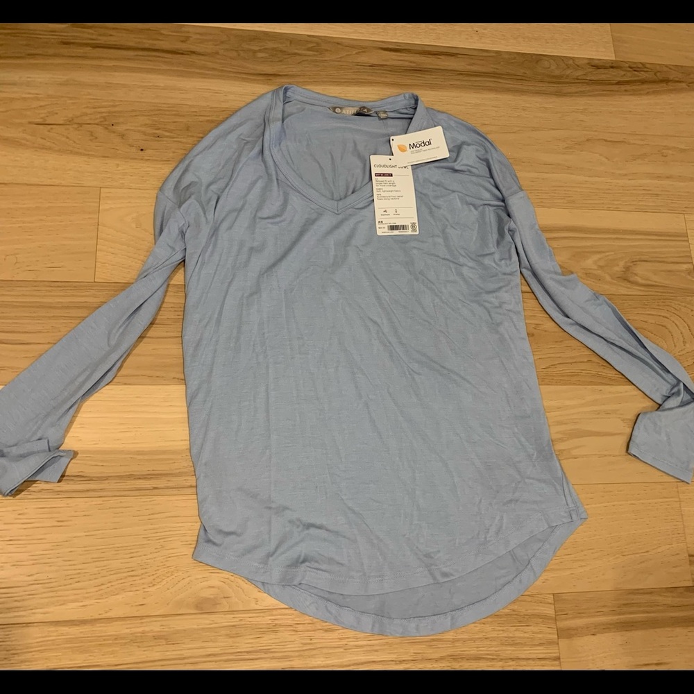 Athleta Cloudlight Cowl Shirt XS